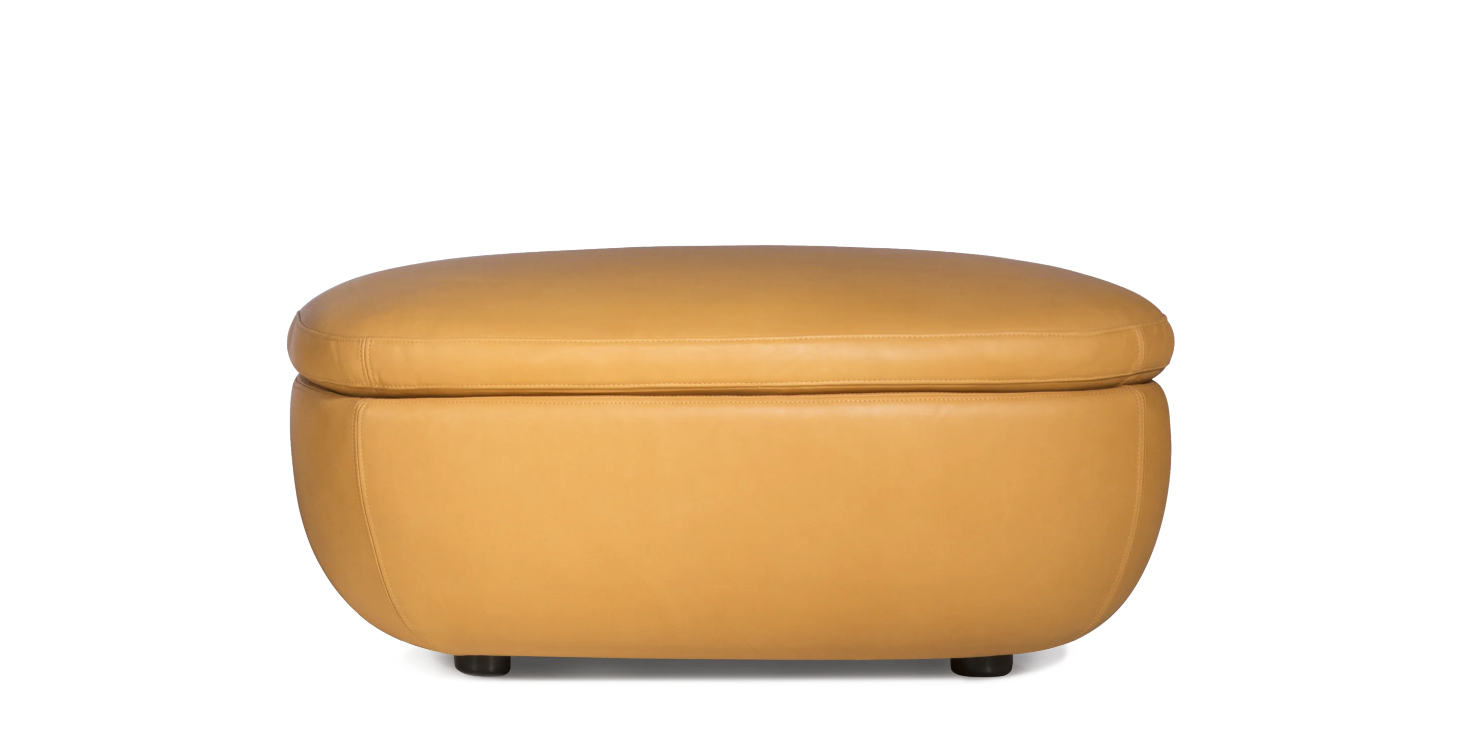 Bart footstool in cervino leather 